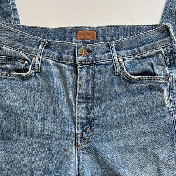 MOTHER The Vamp Fray Crazy Like a Fox Jean Distressed Sz 27 - Picture 6 of 14